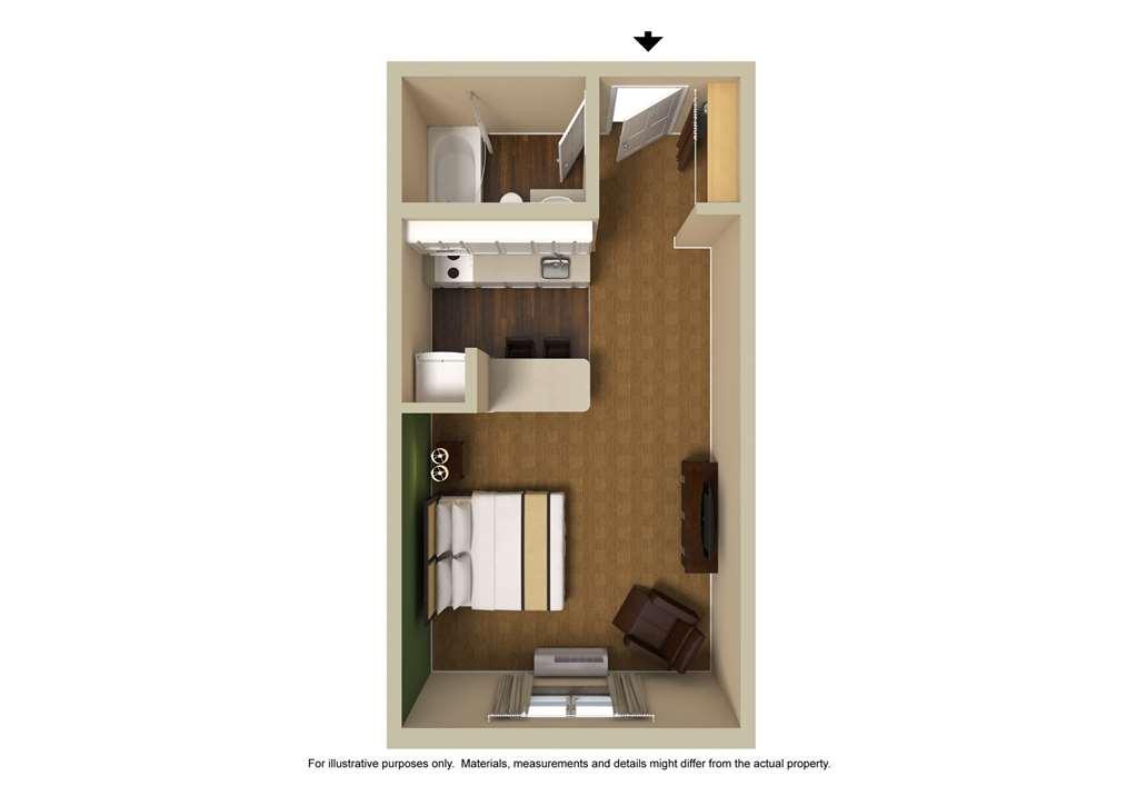 Extended Stay America Select Suites - Chicago - Даунерс-Гров Номер фото